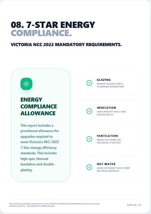 7-Star Energy Compliance Requirements Page
